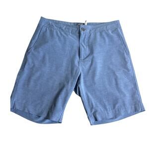 Faherty All Day Shorts in Blue Size 32 Golf Flat Front